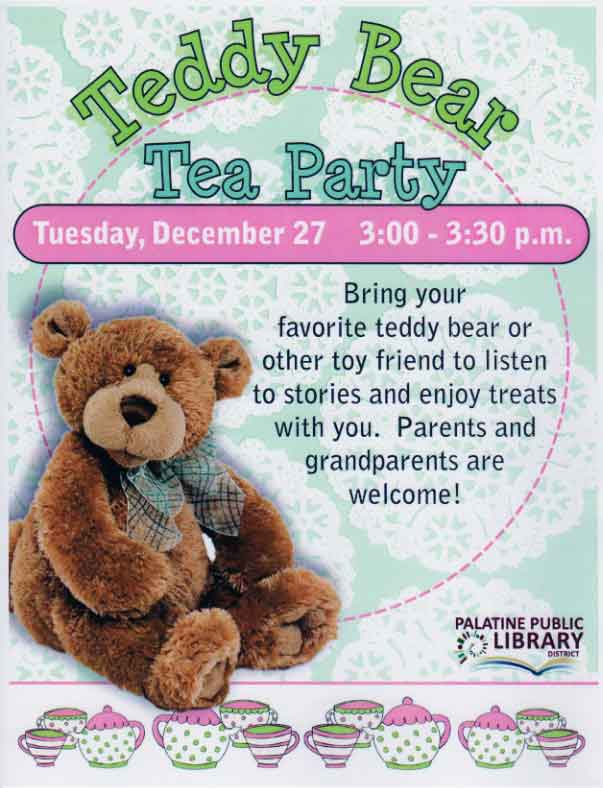 Teddy Bear Tea Party Poster