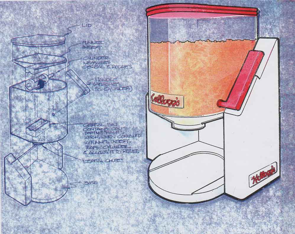 Kellogg's Cereal Dispenser